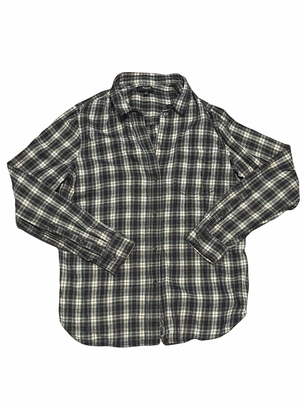 Madewell Women’s Plaid Button-Down Shirt